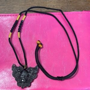 Laborite butterfly skull Pendant Necklace
